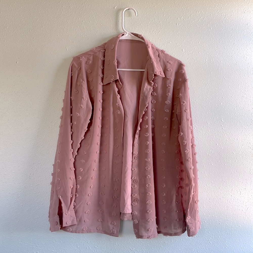 Pink Button Down